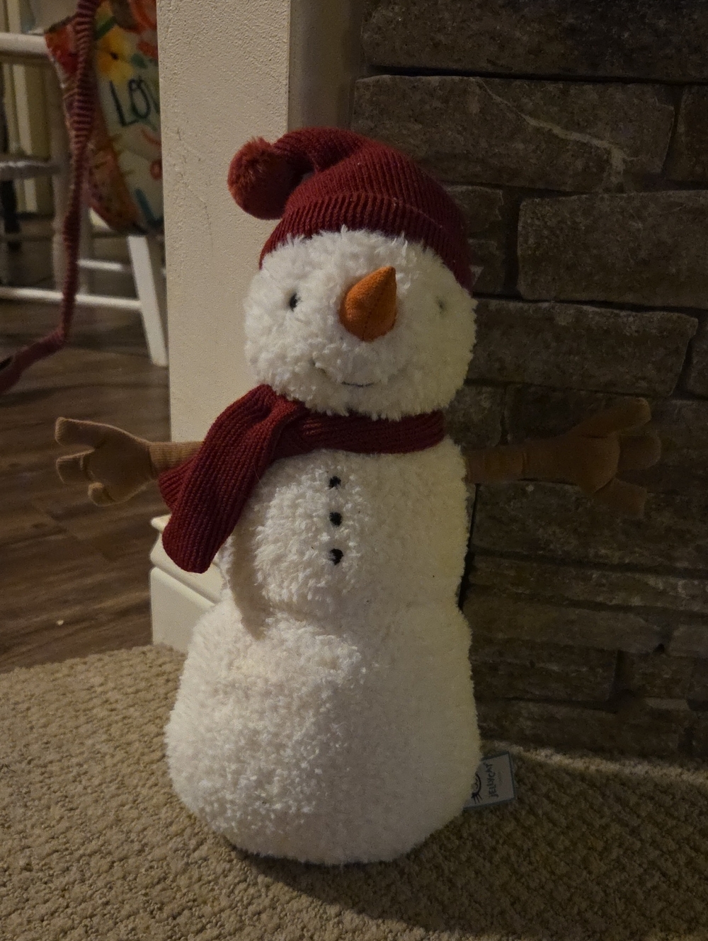 Large Teddy Snowman Retired Collection